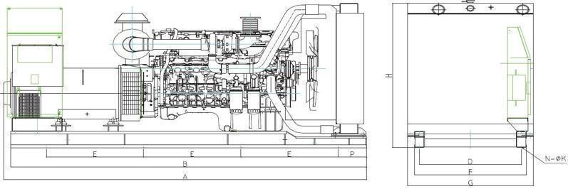 上柴股份450千瓦發(fā)電機組技術(shù)參數(shù)